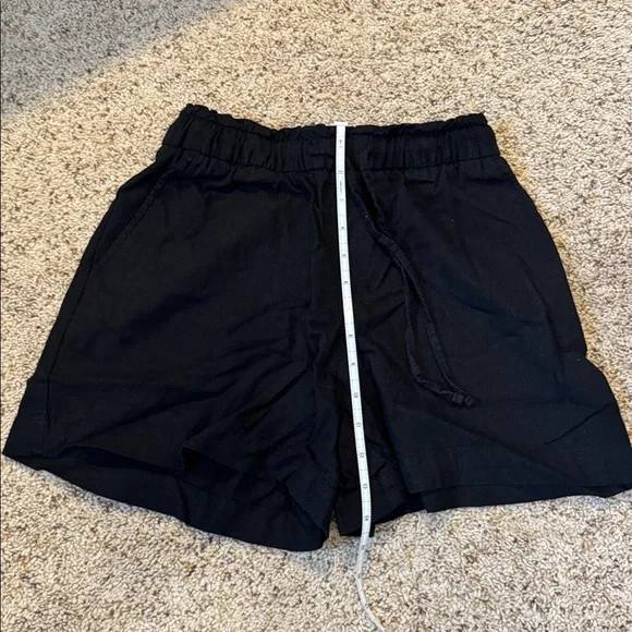 ✨2 for $35 ALL SHORTS!✨ NWOT GAP 4" Mid Rise Pull-On Linen-Blend Shorts XS - Picture 7 of 8